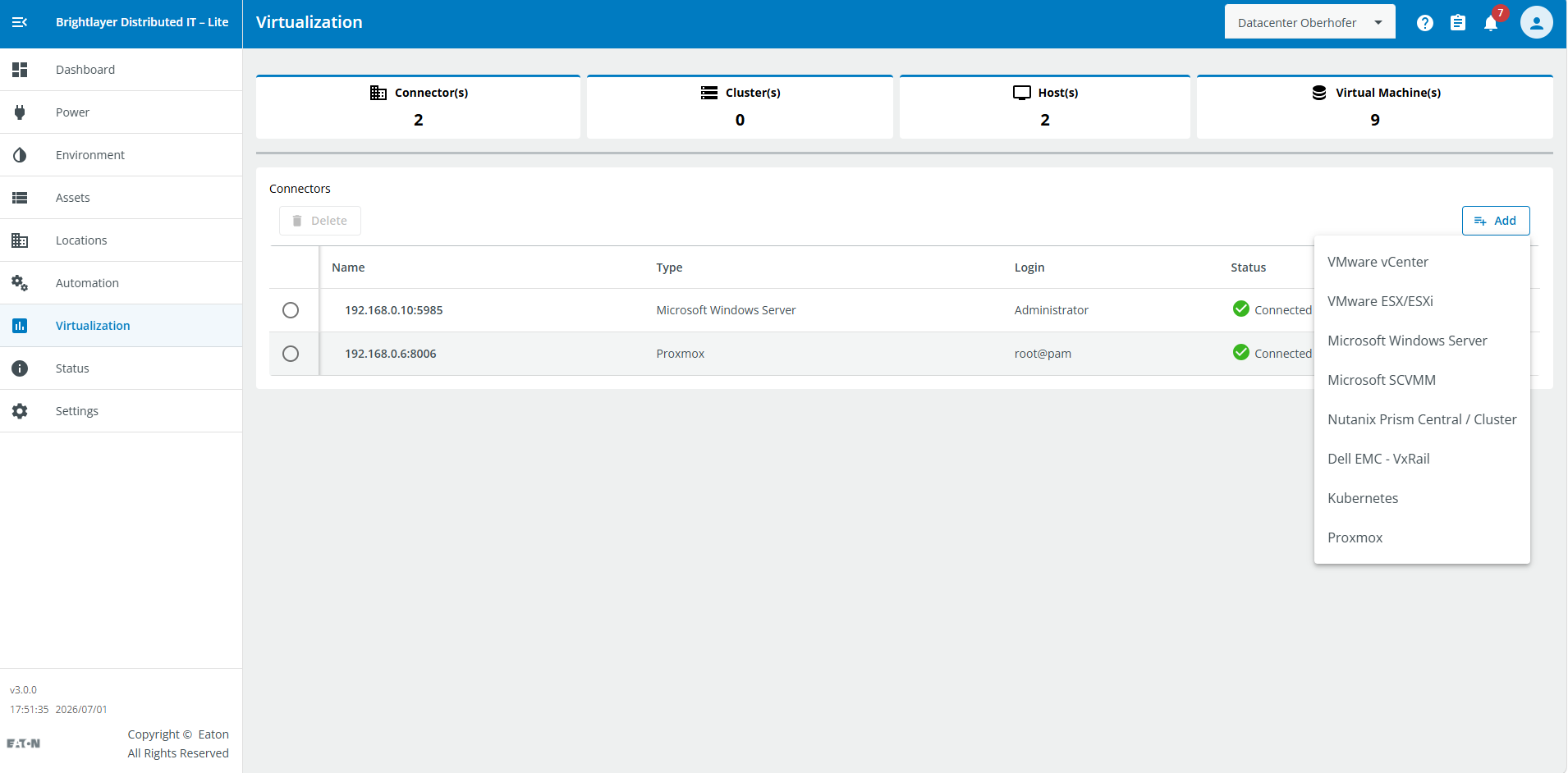 Eaton Brightlayer Distributed IT-Lite, Ansicht 4