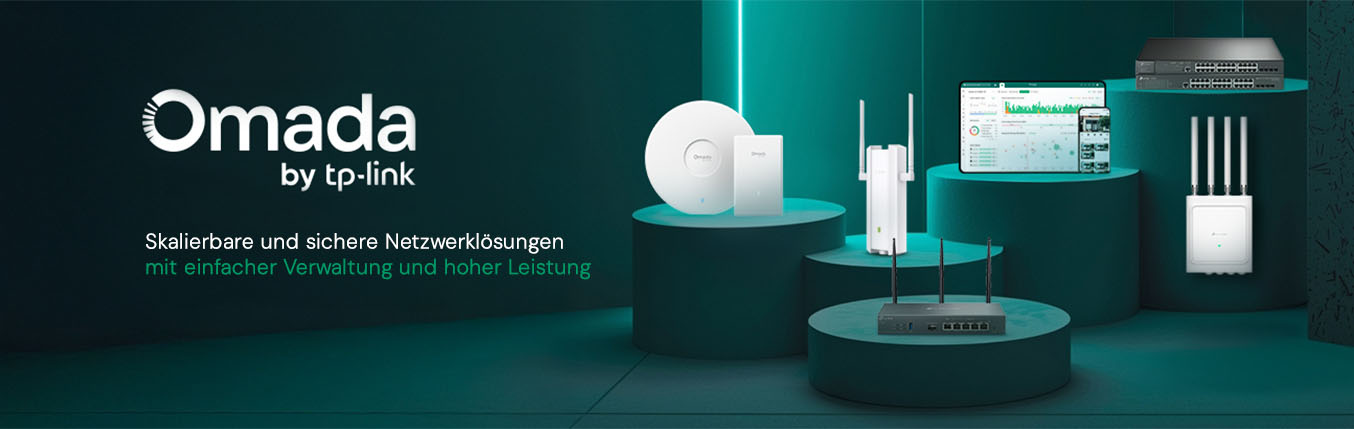Omada by TP-Link Netzwerklösungen – Access Points, Switches und Gateways