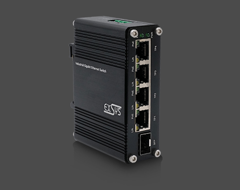 EXSYS Netzwerk-Switches, PoE-Injektoren und PCIe-Schnittstellenkarten